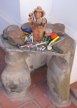 Altar für Pachamama